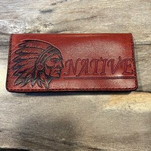 Native Brown Leather Wallet
